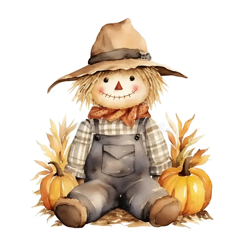 cartoon scarecrow